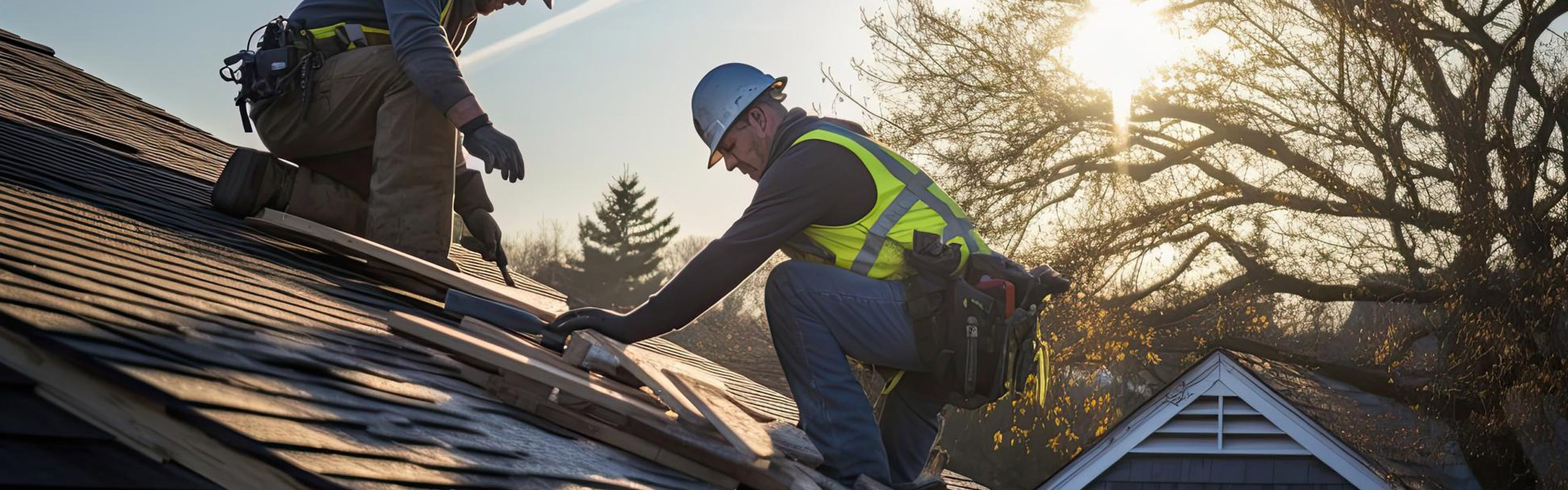 Travaux de rénovation sur toit